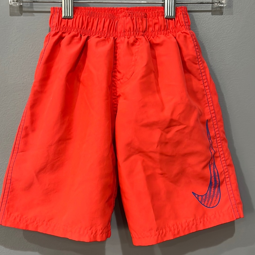 NIKE Bright Coral Orange Board-short Swim Trunks